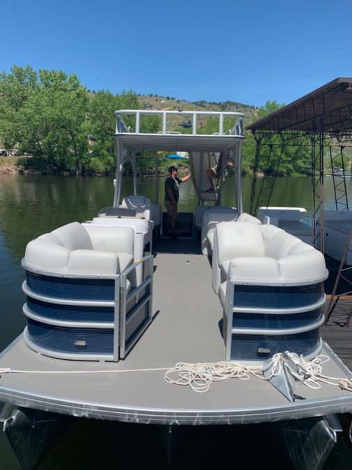 2022 Slide Pontoon Inlet Bay Marina